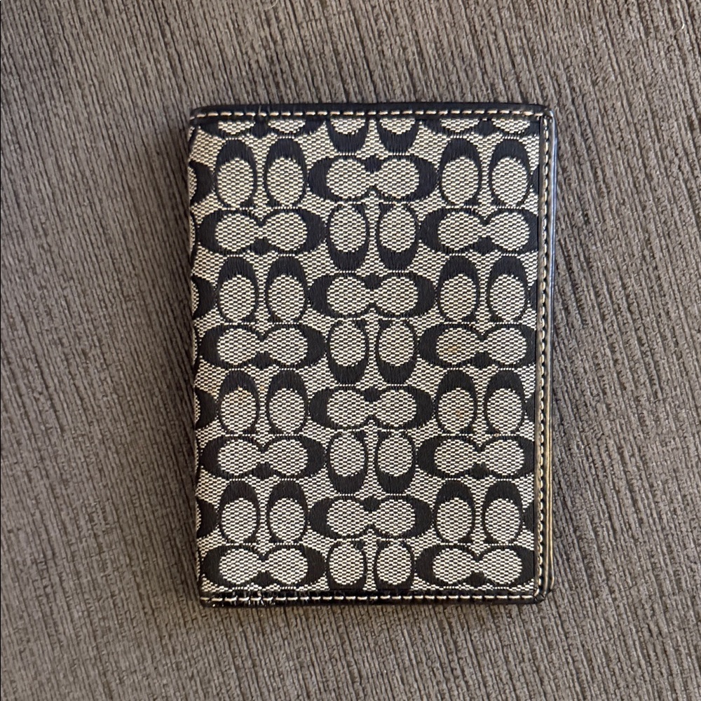 Coach Passport holder